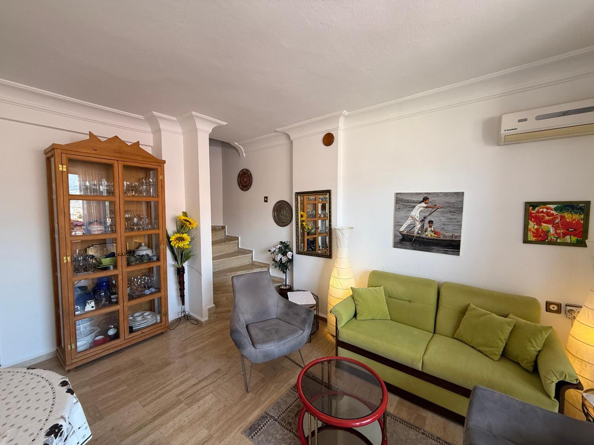 Duplex House On The Castle Road With A Seaview Alanya